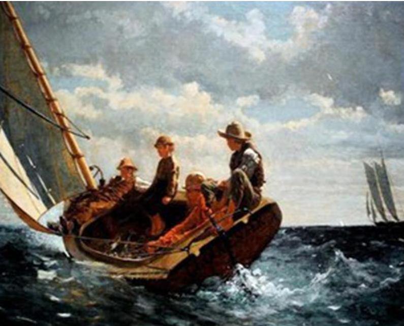 A Fair Wind Paint by Numbers