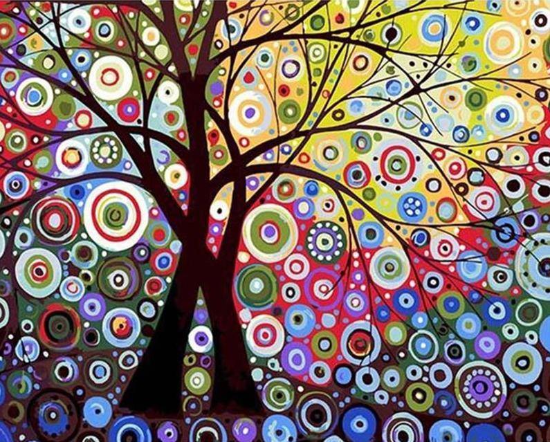 Abstract Tree DIY Painting Kit