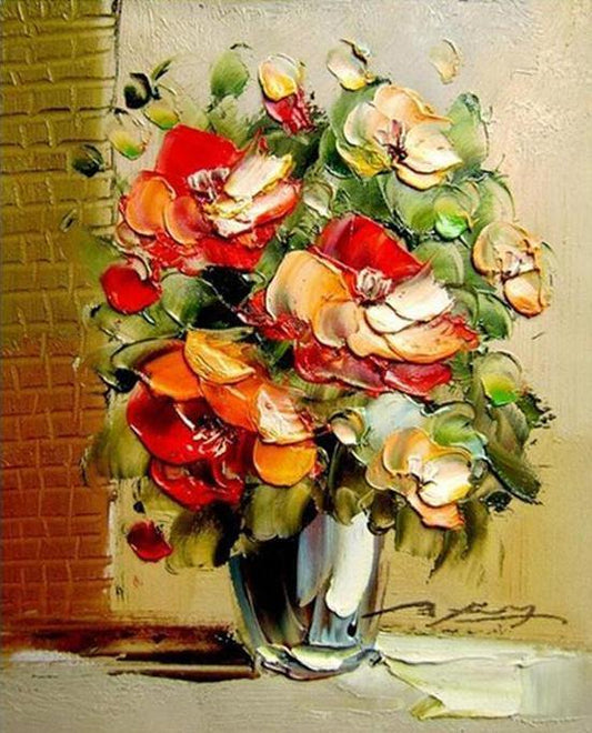 Acrylic Flowers Paint by Numbers