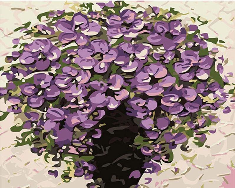 Acrylic Flowers Paint by Numbers