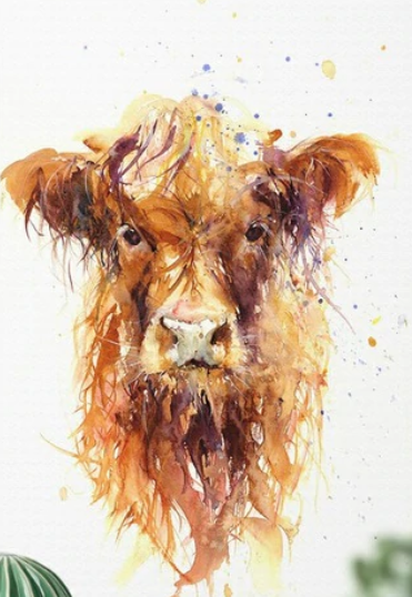 Amazing Cow Paint by Numbers