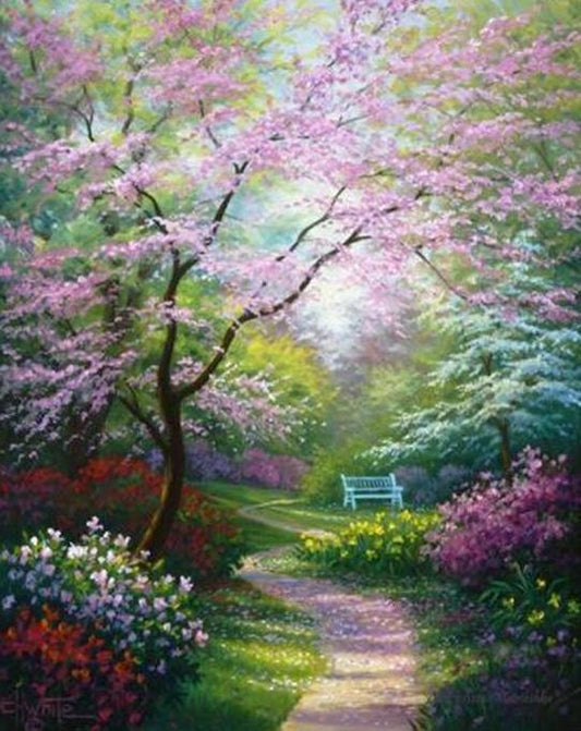 Spring Garden Paint by Numbers