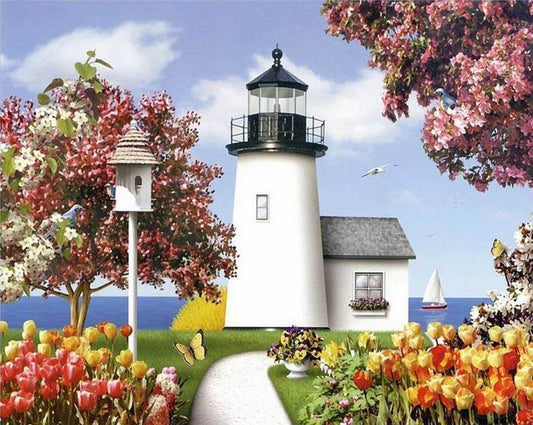 Garden View Paint by Numbers