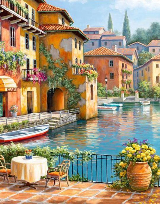 Amazing Town Paint by Numbers
