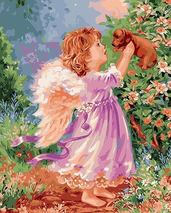 Angel Girl Paint by Numbers