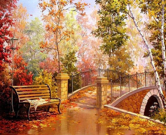 Autumn Park Paint by Numbers