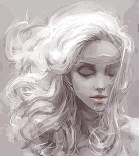 Beautiful Girl Paint by Numbers