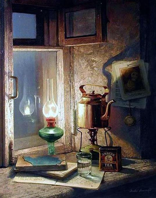 Burning the Midnight Oil Paint by Numbers
