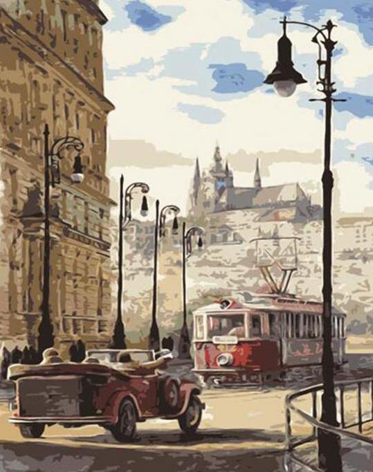Vintage Car Paint by Numbers