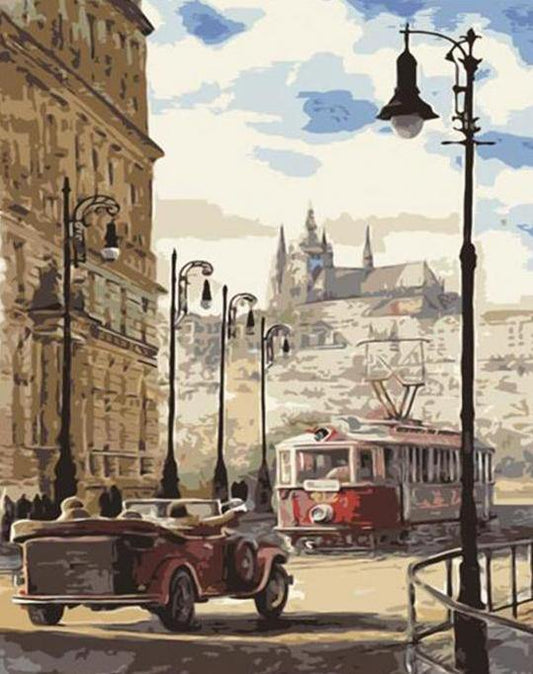 Vintage Car Paint by Numbers