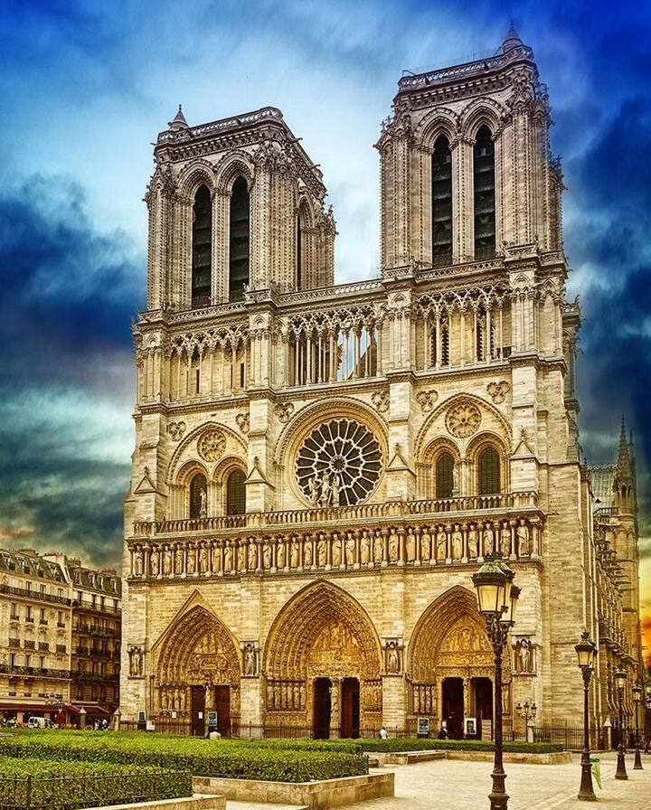 Cathedral Notre Dame Paint by Numbers