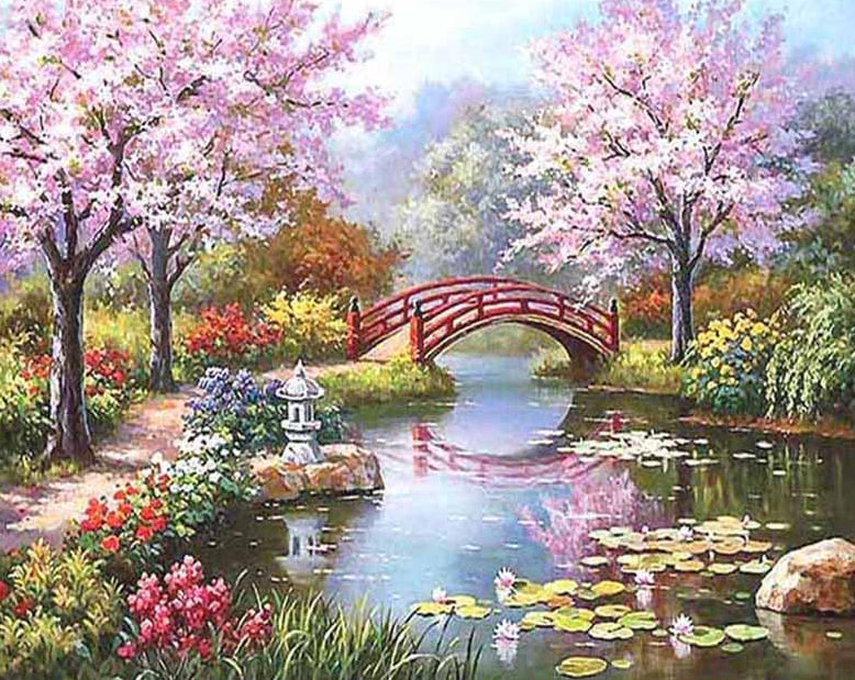 Flowers Landscape Painting Kit