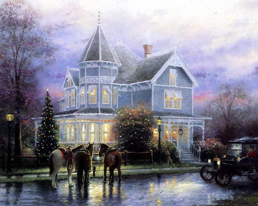 Christmas Night Paint by Numbers