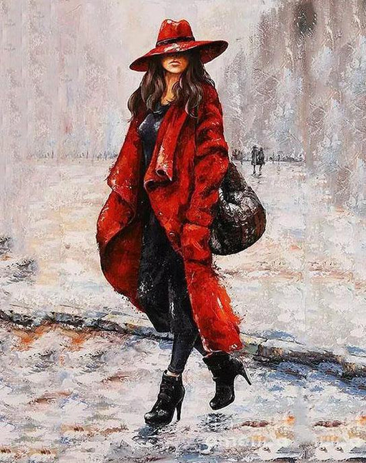 Modern Lady Paint by Numbers