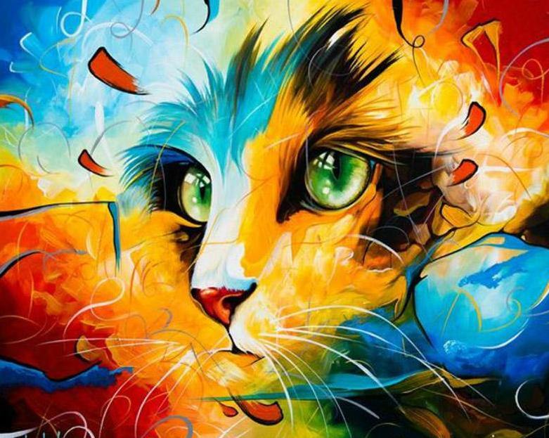  Cat Fantasy Paint by Numbers
