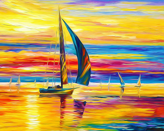 Colorful Sky Paint by Numbers