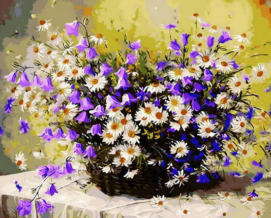 Daisies & Lavenders Paint by Numbers