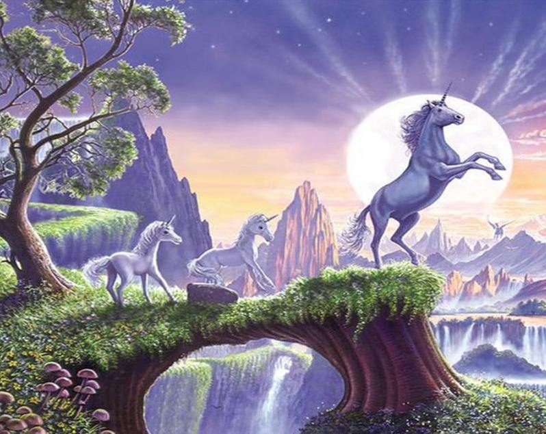 Unicorn Family Paint by Numbers