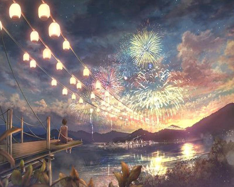 Fireworks Paint by Numbers