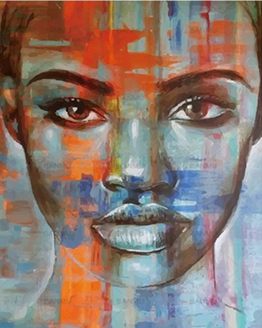 Girl Portrait Paint by Numbers