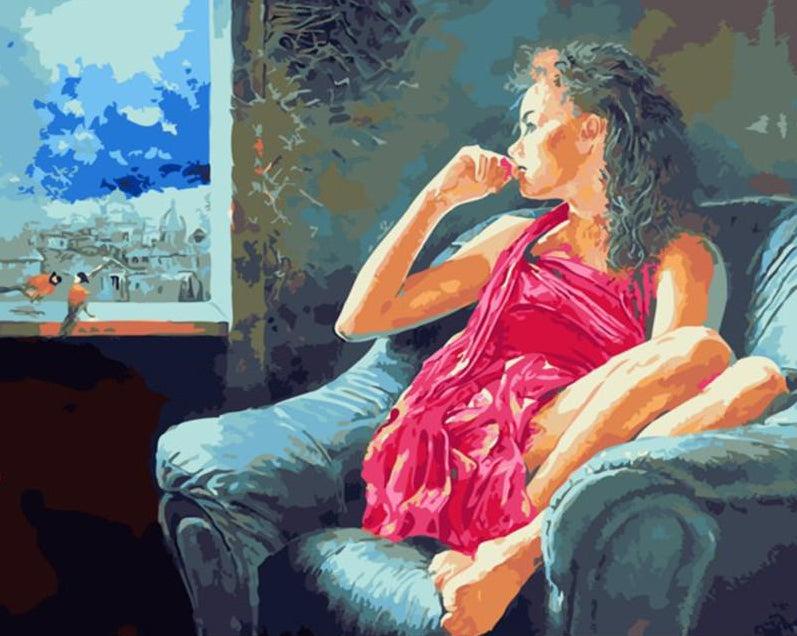 Girl Paint by Numbers