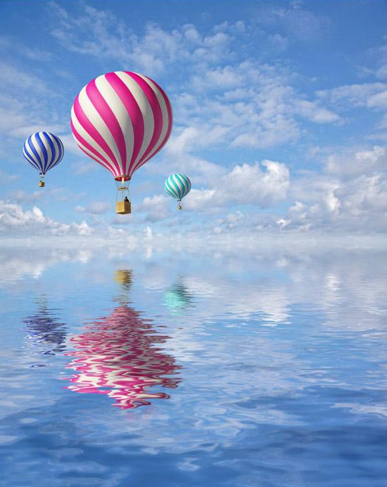 Hot Air Balloons Paint by Numbers