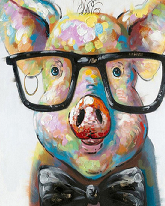 Little Pig Paint by Numbers