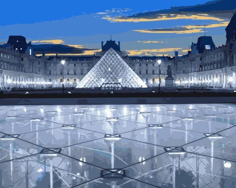 Louvre Museum Paint by Numbers