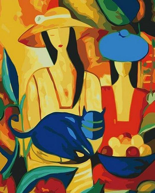 Modern Art Women Paint by Numbers