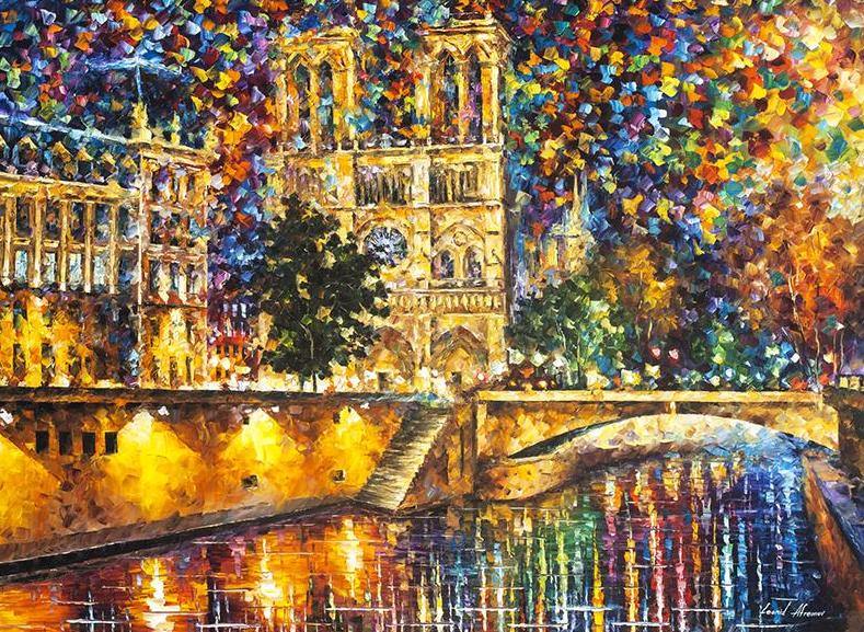 Notre Dame Cathedral Paint by Numbers