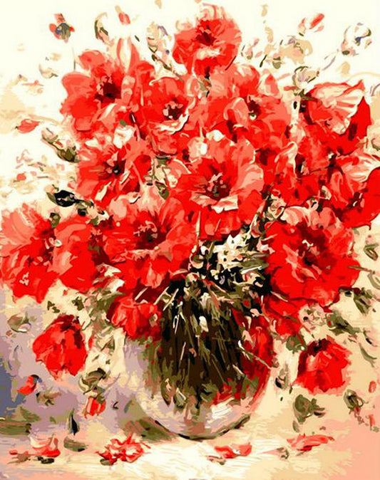 Poppy Flowers Paint by Numbers