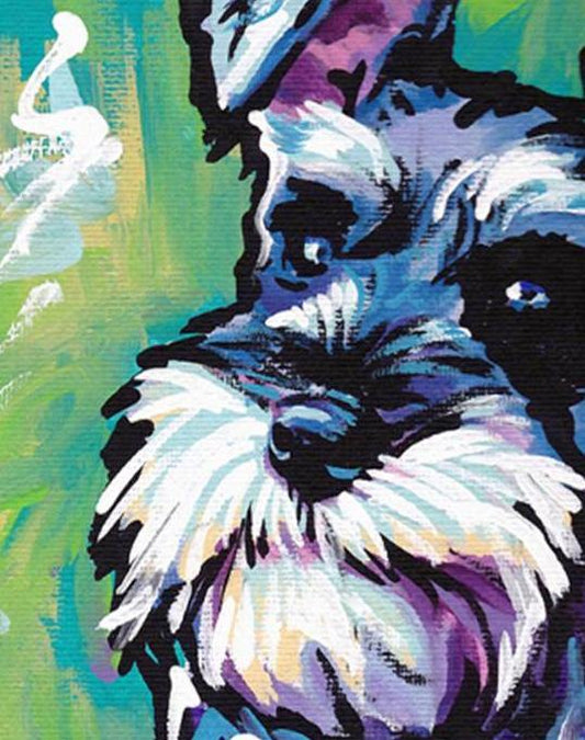 Schnauzer Paint by Numbers