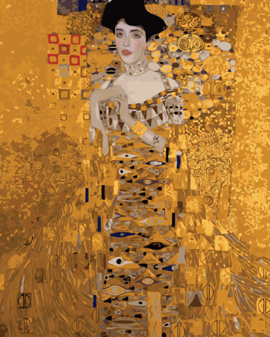Portrait Painting by Gustav Klimt