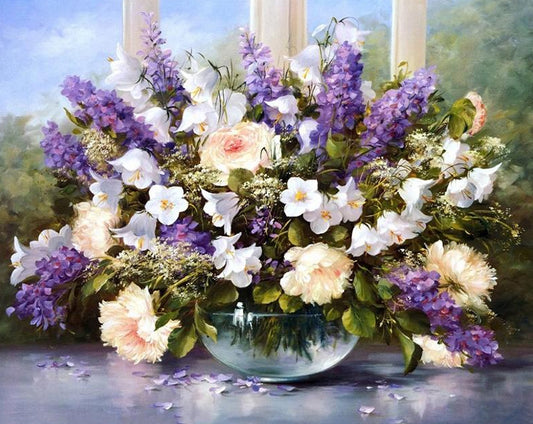 Pretty Flowers Paint by Numbers