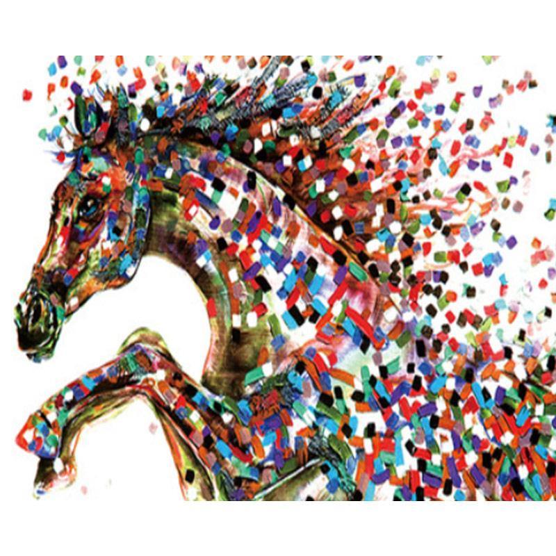 Psychedelic Horse Paint by Numbers