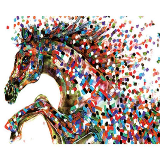 Psychedelic Horse Paint by Numbers