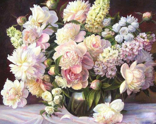 Royal Flowers Paint by Numbers