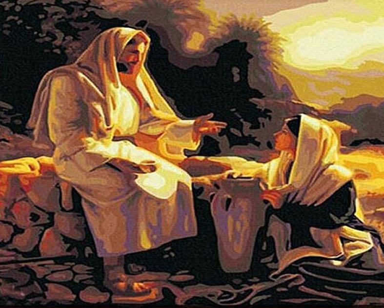 Woman at the Well Paint by Numbers