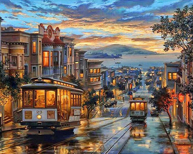 San Francisco Paint by Numbers