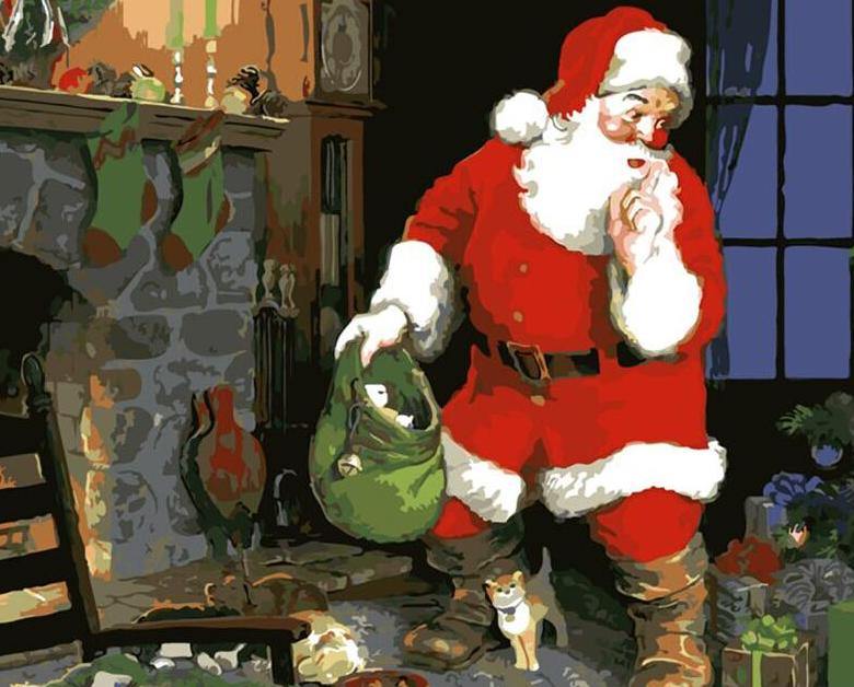 Santa Claus Paint by Numbers