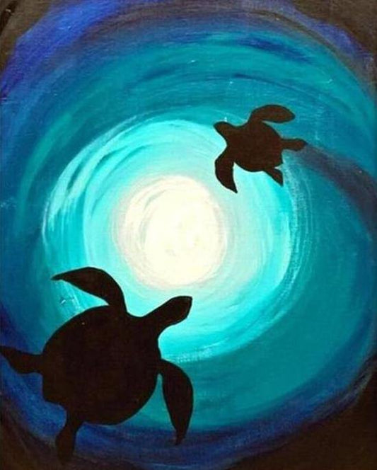 Sea Turtles Paint by Numbers