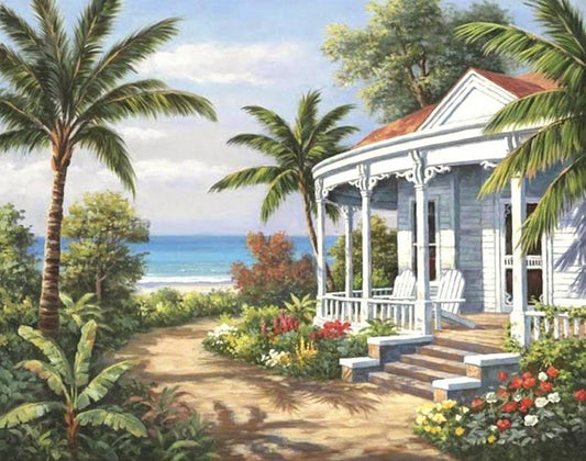 Palm Trees Paint by Numbers