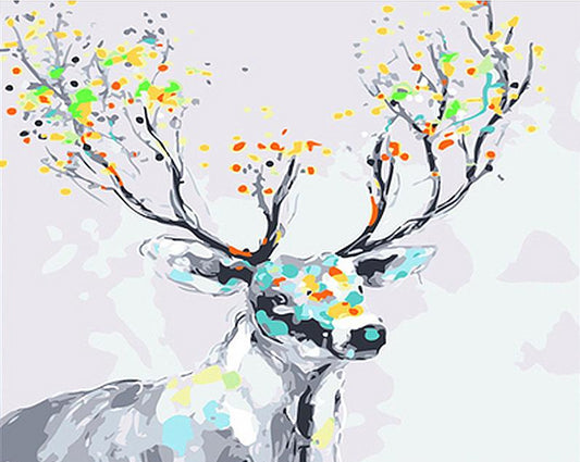 Fantasy Stag Paint by Numbers