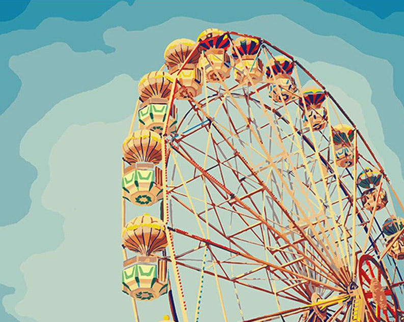 The Vintage Carnival Paint by Numbers