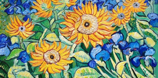 Sunflowers Large Paint by Numbers