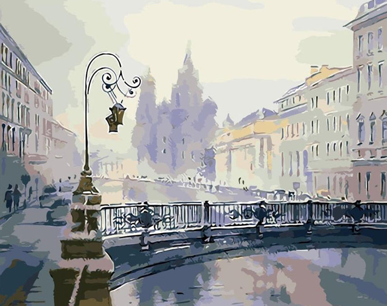 Vintage City Paint by Numbers