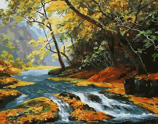 Water Stream Paint by Numbers