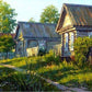 Beautiful Village Paint by Numbers