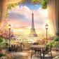 Beauty of Eiffel Tower Paint by Numbers