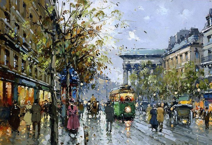 Boulevard de la Madeleine Paris Paint by Numbers